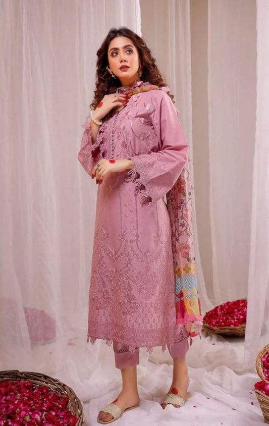 Winter 2025 Exclusive 3-Piece Dhank Suit with Pashmina Wool Shawl