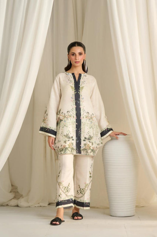 VELNORACLOTHING – Floral Digital Print 2PC Swiss Lawn Suit | Shirt & Trouser Set