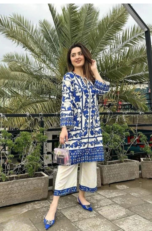New Arrival | Tie & Dye Digital Printed 3PC Shamooz Silk Suit – VELNORA CLOTHING