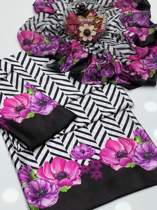 New Arrival | Tie & Dye Digital Printed 3PC Shamooz Silk Suit – VELNORA CLOTHING