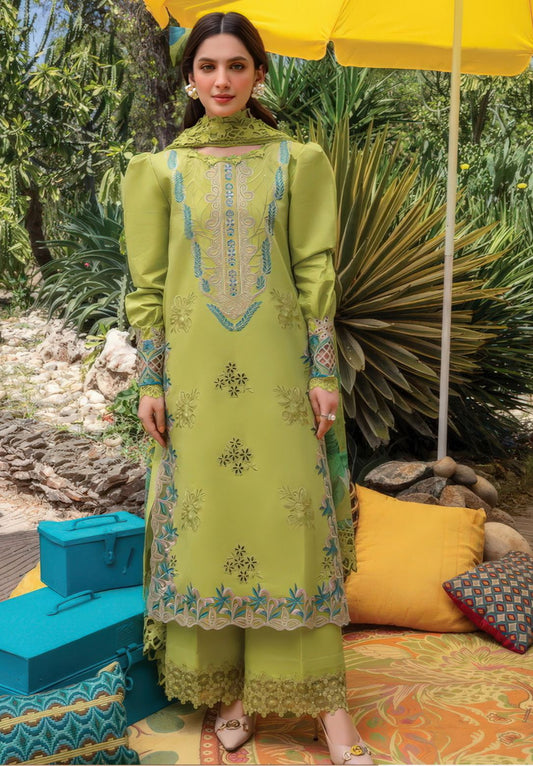 VELNORA Winter 2025 | Rang Rasia Inspired 3-Piece Pashmina Suit – Embroidered Shawl | Dhanak Collection